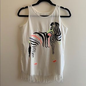 Zebra tank top